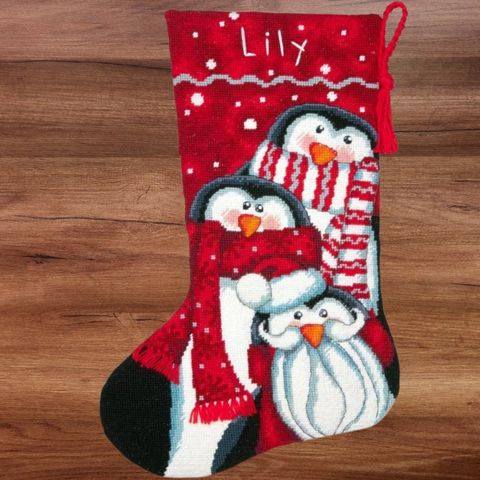 Dimensions Cross Stitch Christmas Stocking Kits Santa Stack-Up