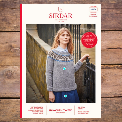 Roll Neck Poncho 10148 pattern by Sirdar