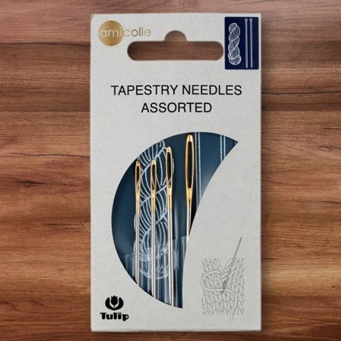 Tulip Tapestry Needles in Magnetic Case Assorted Sizes Amicolle 