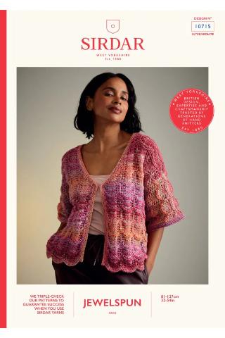 Sirdar 10715 - Hot House Flowers Cardigan