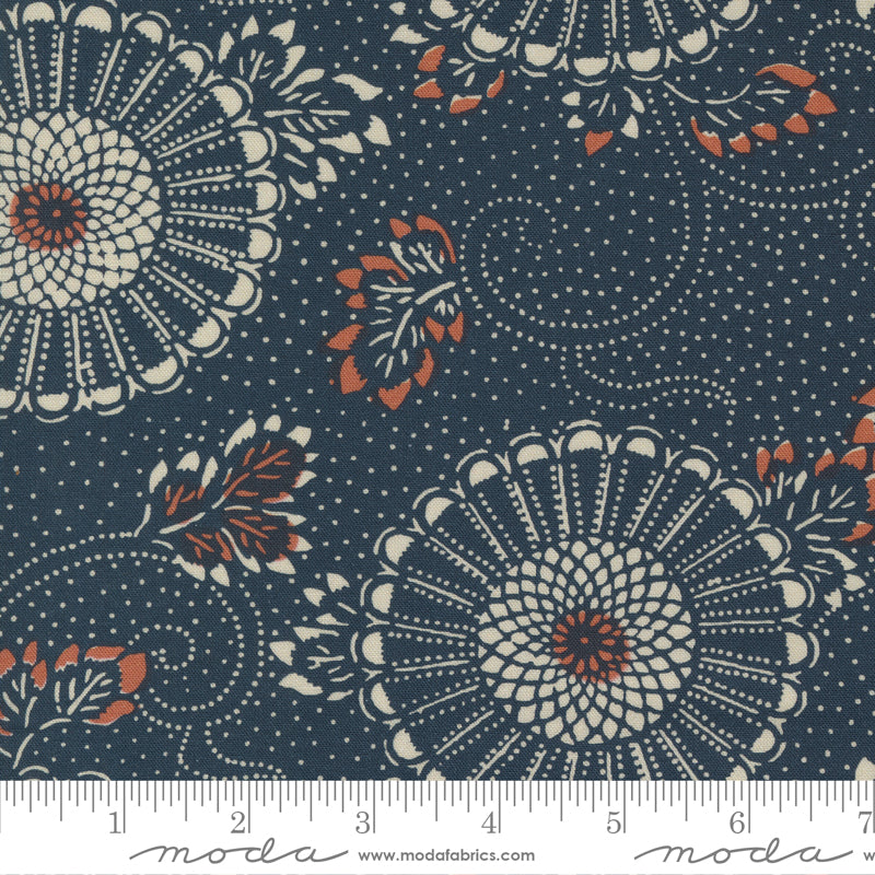 Indigo Blooming by Debbie Maddy for Moda