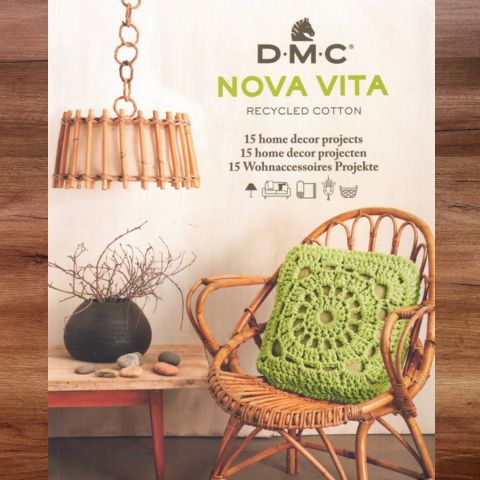 DMC Nova Vita - 15 Projects; Macrame, Crochet & Knitting - Home Decor