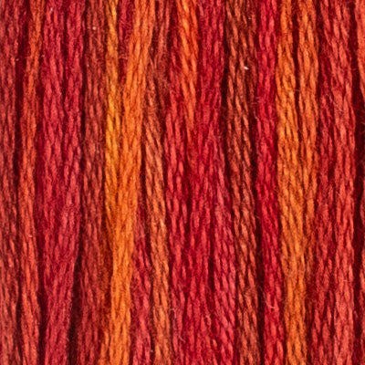 House of Embroidery Stranded Cotton - Yellows, Oranges, Pinks & Reds